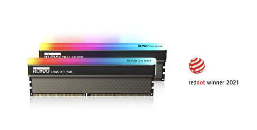 KLEVV DDR4 CRAS XR RGB、レッド・ドット・デザイン賞を受賞