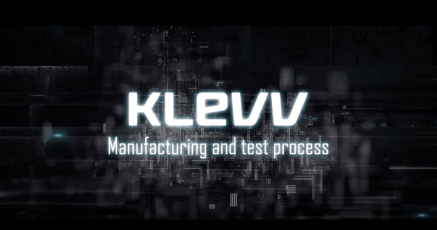 KLEVV メモリー製造＆テスト画像発表