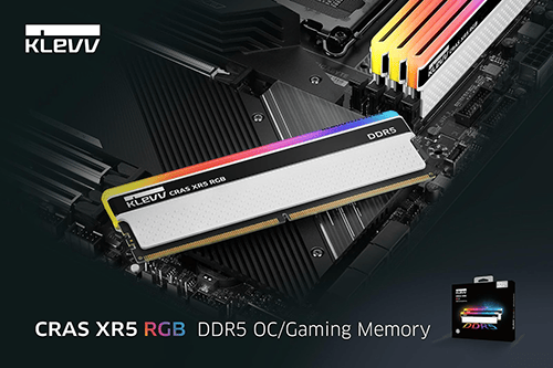 KLEVV科赋发布 CRAS XR5 RGB DDR5 电竞/超频内存条