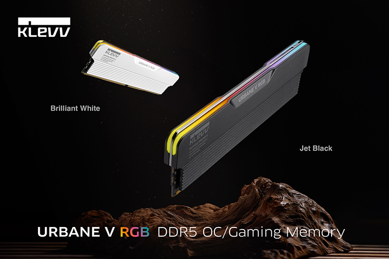科賦推出全新「極致黑」 URBANE V RGB DDR5 遊戲/超頻記憶體