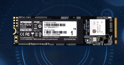 推出KLEVV科賦 CRAS C710 NVMe M.2 固態硬碟