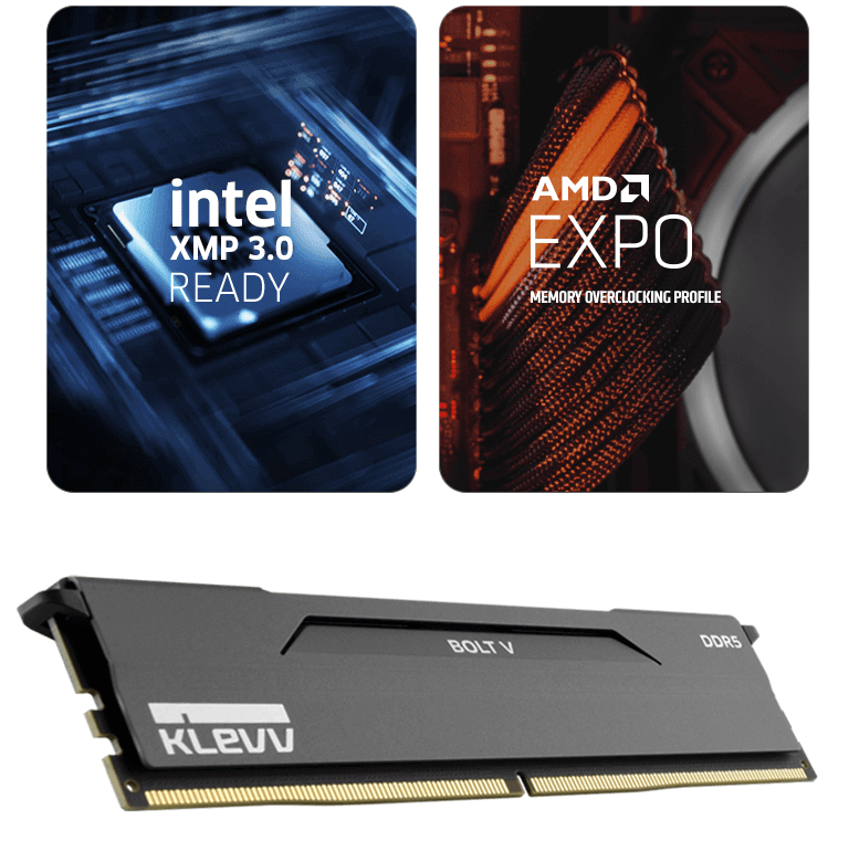 記憶體一鍵超頻 支援  Intel® XMP 3.0 與 AMD EXPO™ 技術