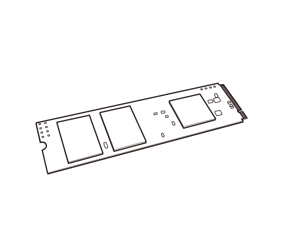 Take out the CRAS C925 SSD andput it on a clear surface